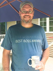 “The winner of the best boss award” Unisex T-shirt