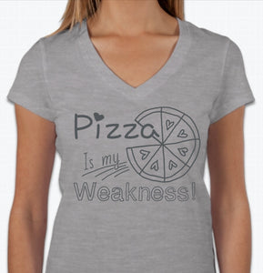 “Pizza is my weakness” T-shirt