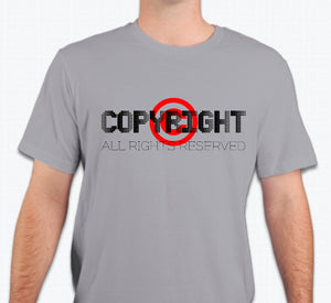 “Copyright. All rights reserved” Unisex T-shirt